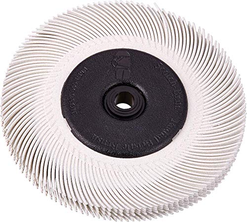 Image of Cubitron Radial Bristle Brush, 3M /Aluminum Oxide, 6000 RPM, 6 Diameter x 7 /16 Width, 120 Grit (Pack of 5)