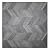 Lucida Surfaces Luxury Vinyl Flooring Planks | Chevron Interlocking Flooring for DIY Installation | 4 Wood-Look Planks | Charcoal Oak | 26.5 Sq. Feet