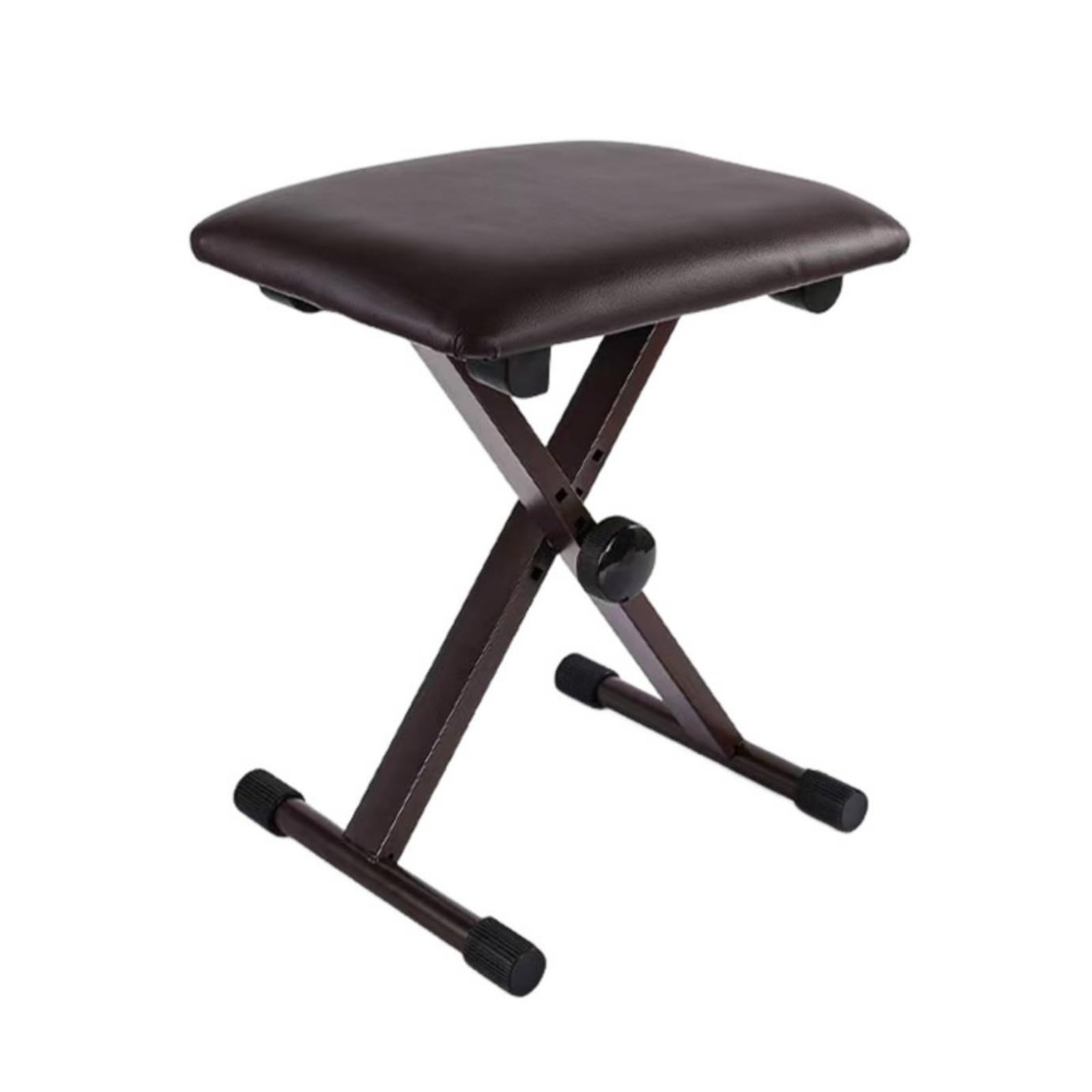 Banco Plegable con Asiento Acolchado Portátil Banco Piano Antislizan Banqueta para Pianistas, clistas