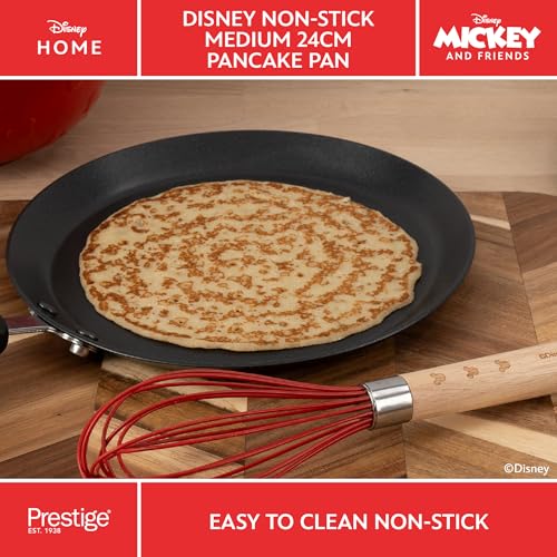 PRESTIGE Disney Induction Pancake Pan: 24cm Non Stick Pancake Pan with Mickey Inspired Design, Dishwasher Safe, Grey - Image 5