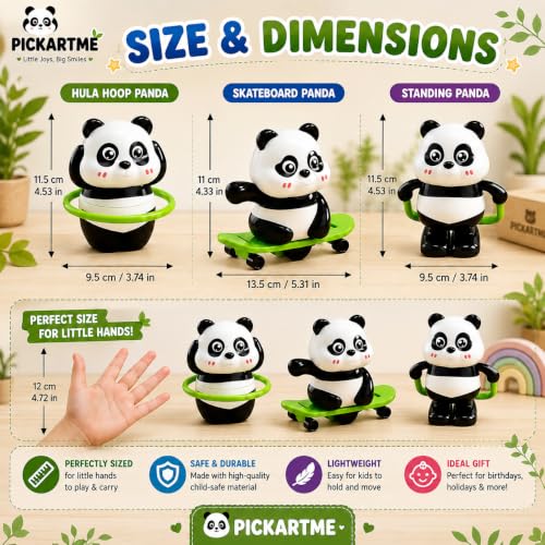 Image of Miniature Set for Home Decor, Deepawali Gift, Living Room, Figurines, Cake Decoration Items - Resin Car Dashboard Items (Multicolor) (Action Panda Toy)