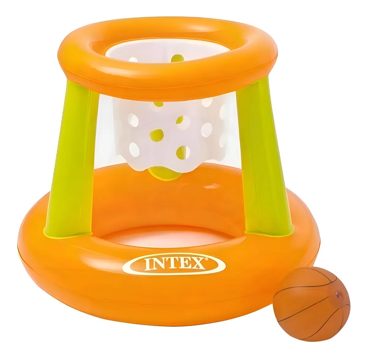 Intex Set da basket, 67 x 55 cm, colore: arancione/verde