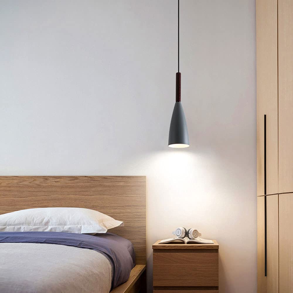 Żyrandol w kolorze nordyckim Kreatywna lampa wisząca z podstawą E27 Stylowa drewniana oprawa wisząca do sali śniadaniowej w przedpokoju i nowoczesnego wystroju