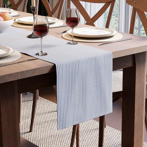 Encasa XO Cotton Dining Table Runner | Ticking...
