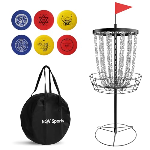 Image of Disc Golf Basket,Heavy Duty 24 Chain Portable Target