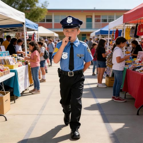 Disfraz de Oficial de Policía para Niños miniatura 2