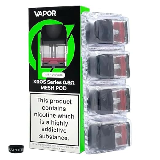 Pods for Vaporesso XROS 3, XROS Nano, XROS Mini, XROS 2 Series Mesh Pod Replacements 2ml (0.8 Ohm (16w))