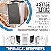 Medify MA-112 Genuine Replacement Filter Set for Allergens, Smoke, Wildfires, Dust, Odors, Pollen, Pet Dander | 3 in 1 with Pre-filter, HEPA H13 and Activated Carbon | Removal to 0.1 Microns | 1-Pack