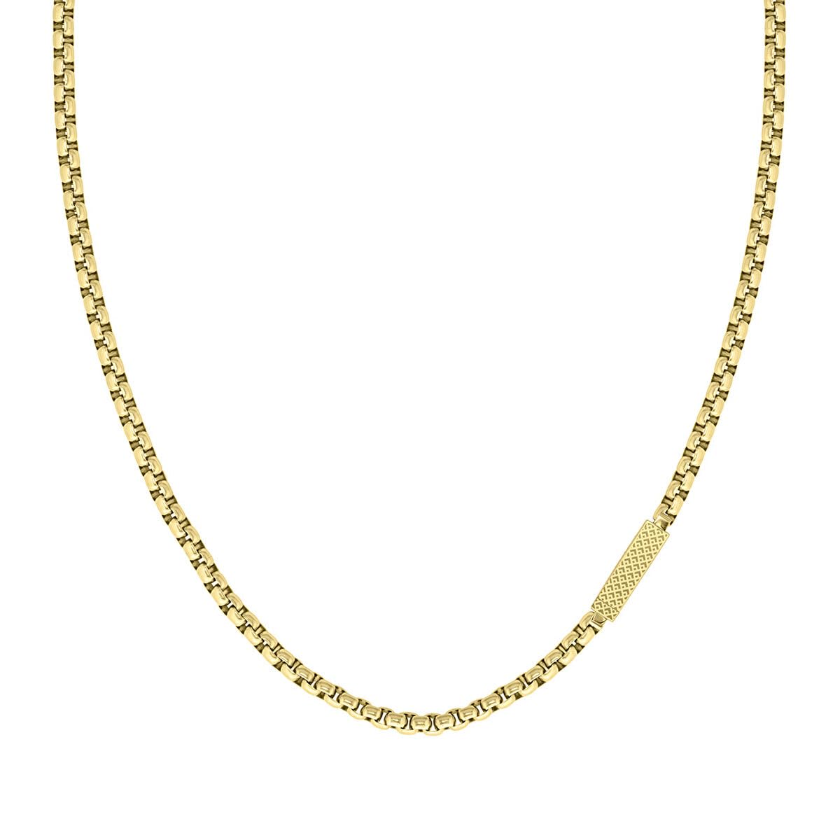 LacosteCollar de cadena para Hombre Colección L'ESSENTIEL Decorado con diseño petit piqué - 2040121