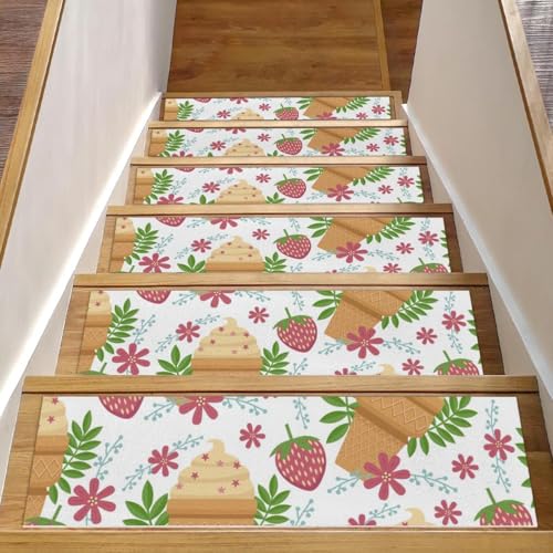 Tapis d'escalier antidérapants intérieur contre les chutes - 2