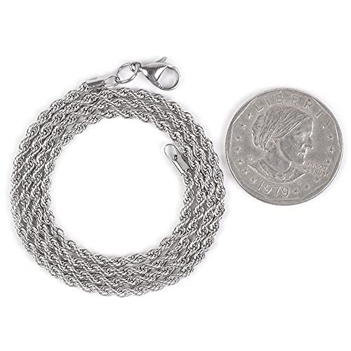 Justinstones Hexagonal Pointed Reiki Chakra Pendant Stainless Steel Chain Necklace 20 Inch Iron Gift Box4