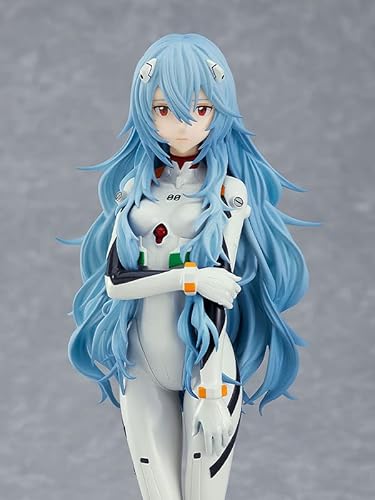 MERCHANDISING LICENCE Goodsmile Evangelion – Rei Ayanami cheveux Longs – Pop Up Parade 17 cm