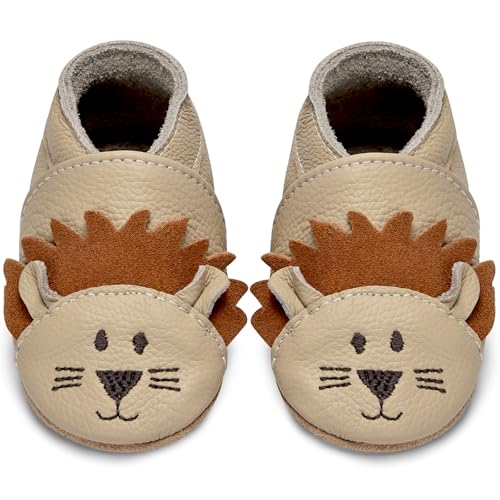 IceUnicorn Krabbelschuhe Baby Lauflernschuhe Jungen Weiche Leder Babyschuhe...