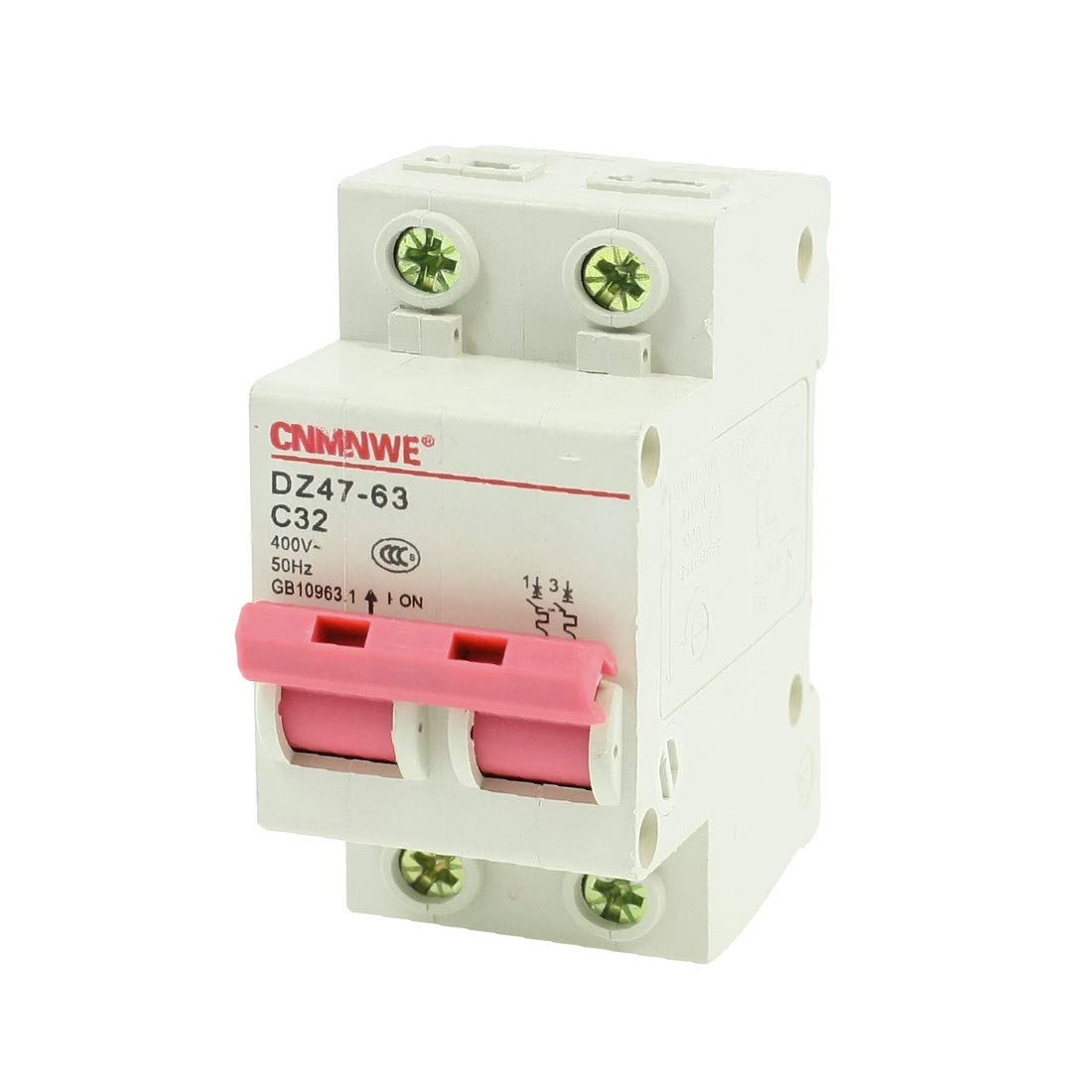 New Lon0167 DIN Rail Mount Miniature Circuit Breaker 400VAC 32A 6000A DZ47-63(Leitungsschutzschalter für DIN-Schienenmontage 400 νAC 32A 6000A DZ47-63