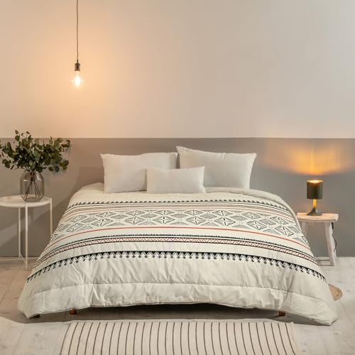 Bleu Câlin Sabana Edredón, Polyester, Multicolor (Nuit étoilée Abaca), 140x200 cm Bleu Câlin Sabana Edredón, Polyester, Multicolor (Nuit étoilée Abaca), 140x200 cm