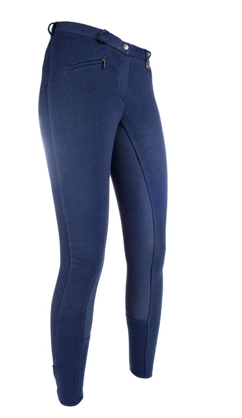 HKM Reithose -Basic Belmtex Grip- 3/4 Besatz - Modern Unisex niños