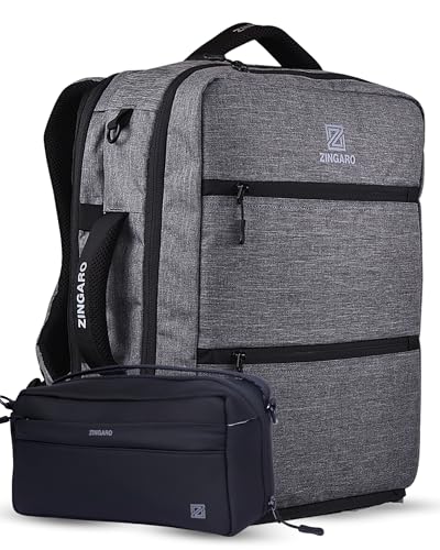 Image of Zingaro Combo Large 40l Travel Lapotp Bag For Men Women Laptop Backpack For Men Women Tech Organizer Pouch