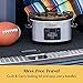 Crock-Pot 4 Quart Travel Proof Cook and Carry Programmable Slow Cooker with Locking Lid, Convenient Handles, and Digital Display, Stainless Steel
