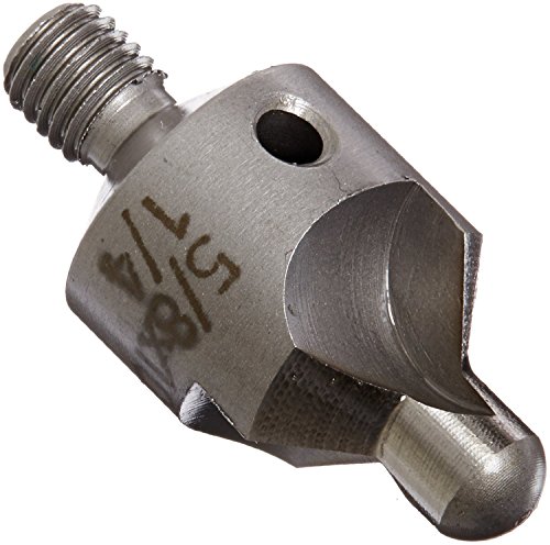 Drill America TSC1/2-F "F" Pilot 100 Degree Threaded Shank Countersinks, 1/2"