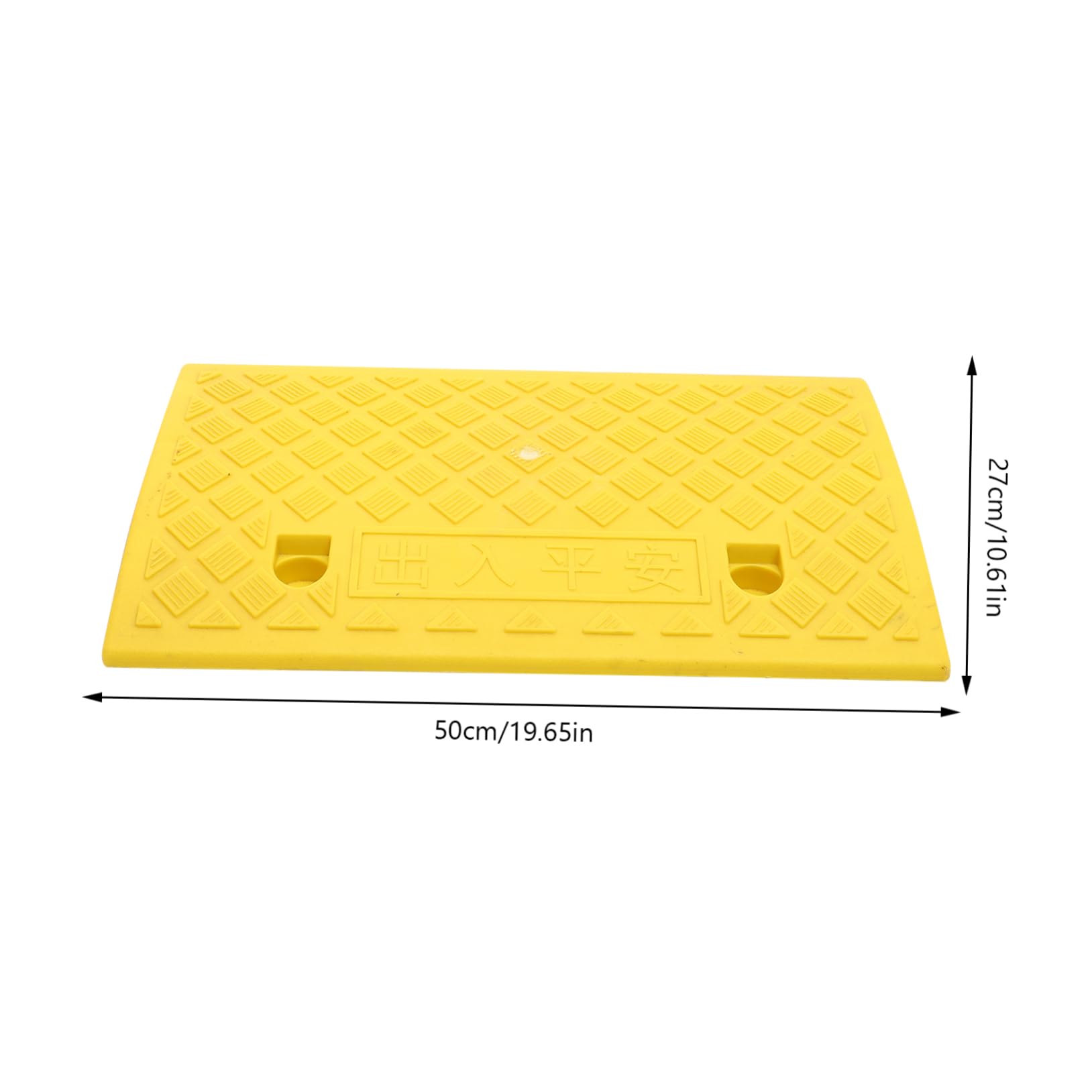 Kunststoff-Schwellenrampe 9 Cm Hoch – Abriebfest & Druckstabil, Leicht Tragbar, Für Auto, Rollstuhl & Motorrad, Inkl. Schrauben