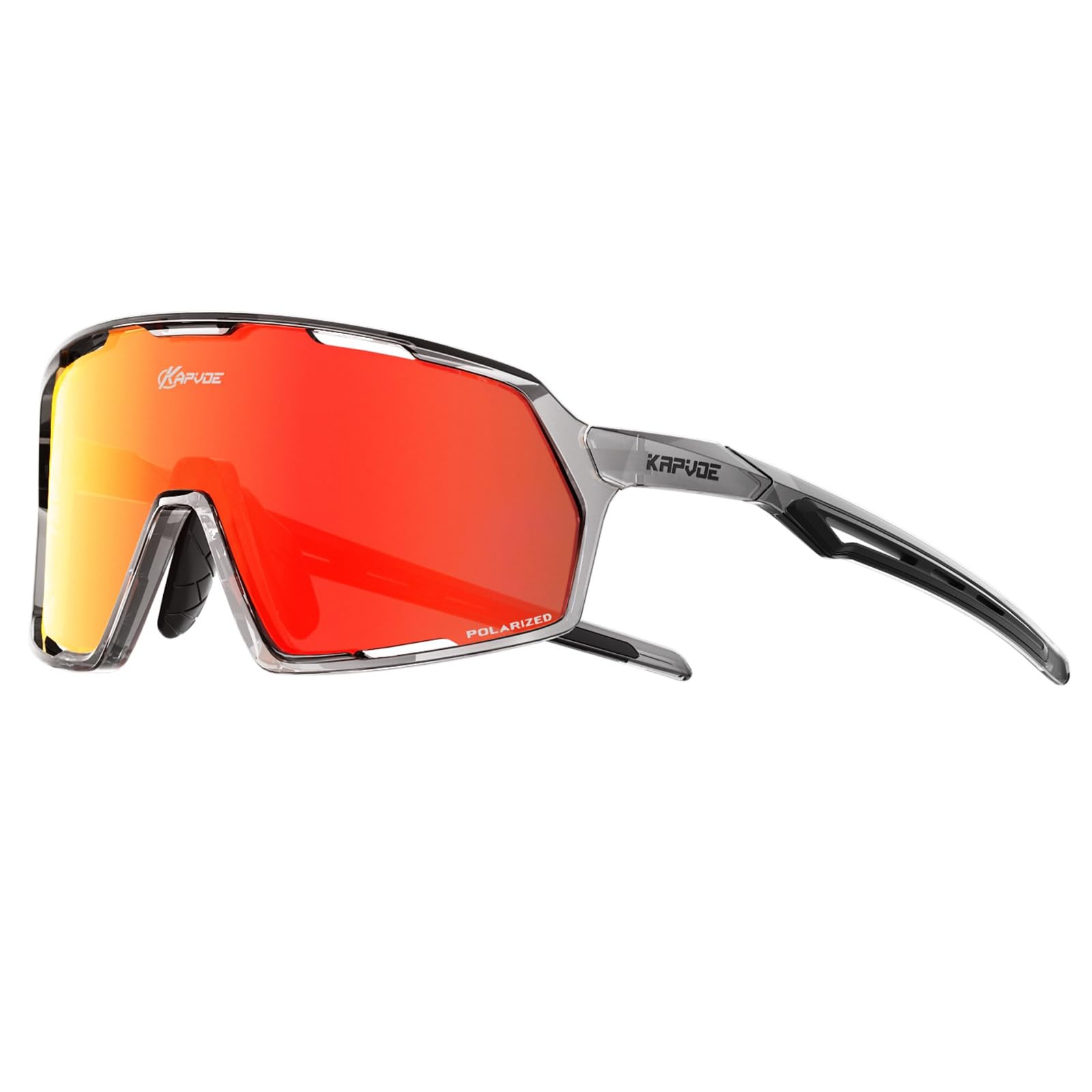 KAPVOE Polarized Cycling Glasses Sports Sunglasses for Men Women UV400 Protection MTB Bicycle Mountain Bike Glasses K160