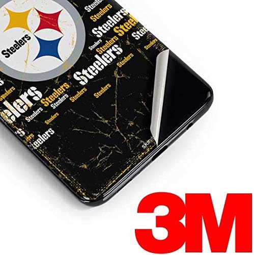 Skinit Decal Phone Skin Compatible with Samsung Galaxy S10e - Officially Licensed NFL Pittsburgh Steelers Black Blast Design