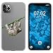 Produktbild PhoneNatic Case kompatibel mit Apple iPhone 11 Pro Silikon-Hülle Vektor Tiere Faultier M6