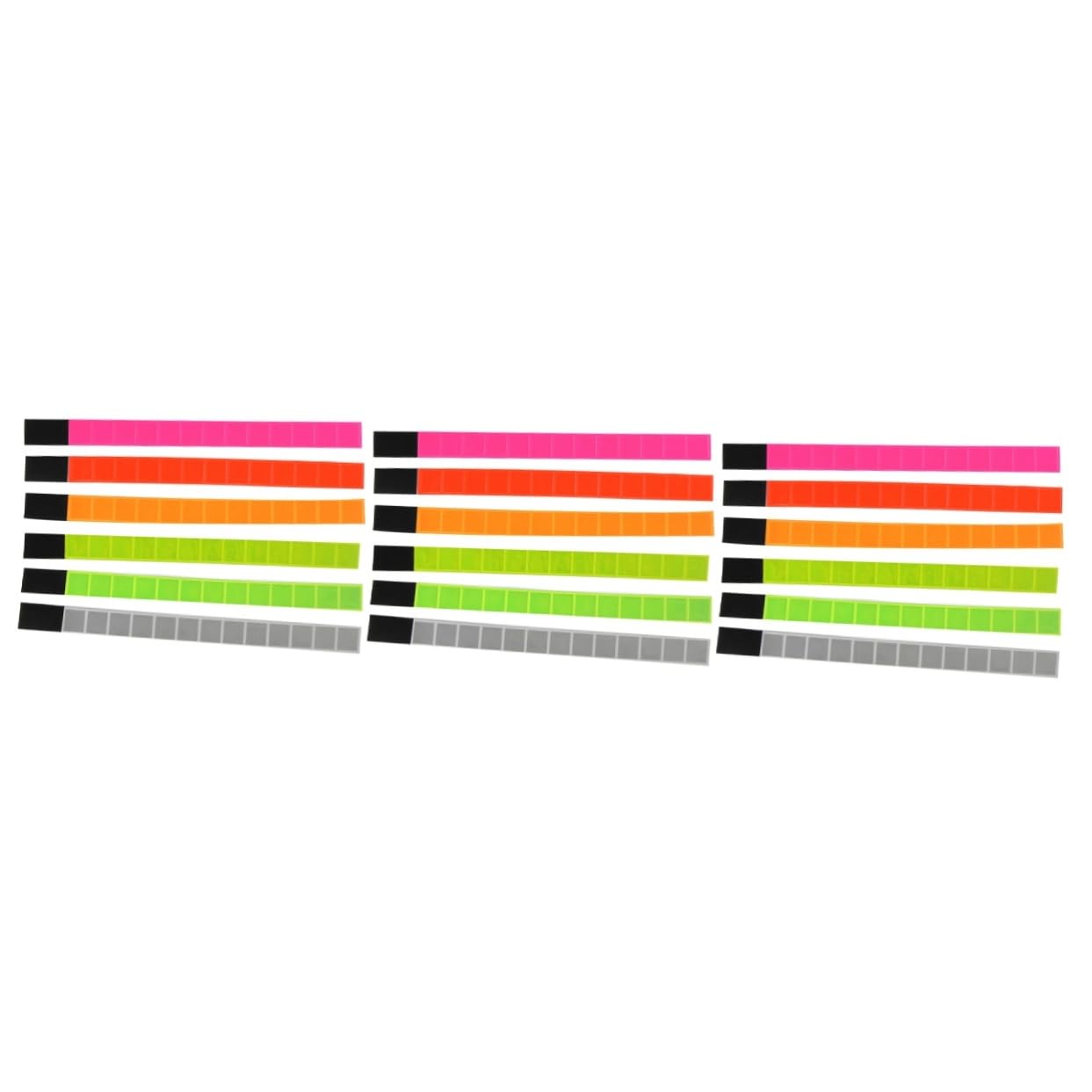 INOOMP 12 Pulseras De Visibilidad Muñequeras De Seguridad para Ciclismo Pulseras Luminosas para Correr Pulseras Reflectantes Pulseras Fluorescentes para Concierto Cinturón Equipo