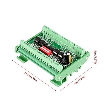 Level Translator 5V/24V 8 Channel Voltage Level Translator Square Wave PNP NPN Signal Converter Module, Voltage Level Converter Board 10MHZ