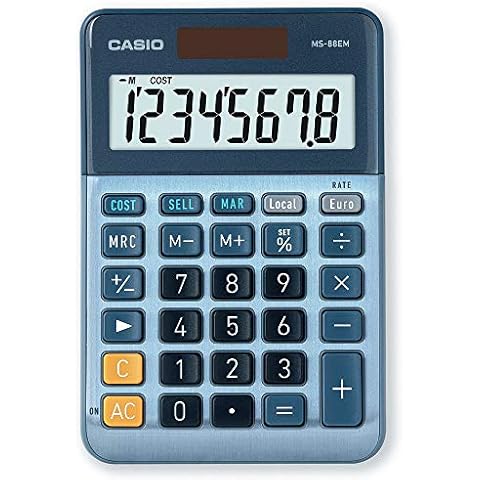 CASIO Tischrechner MS-88EM, 8-stellig Cover
