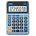 Produktbild CASIO Tischrechner MS-88EM, 8-stellig, Währungsumrechnung, Cost / Sell / Margin, Aluminiumfront, Solar-/Batteriebetrieb