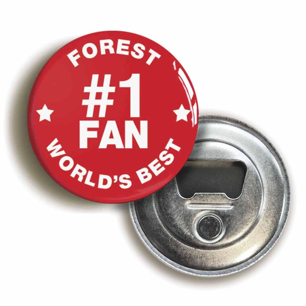 Forest #1 Fan Bottle Opener Fridge Magnet (Circular 2.3inch / 59mm Diameter)
