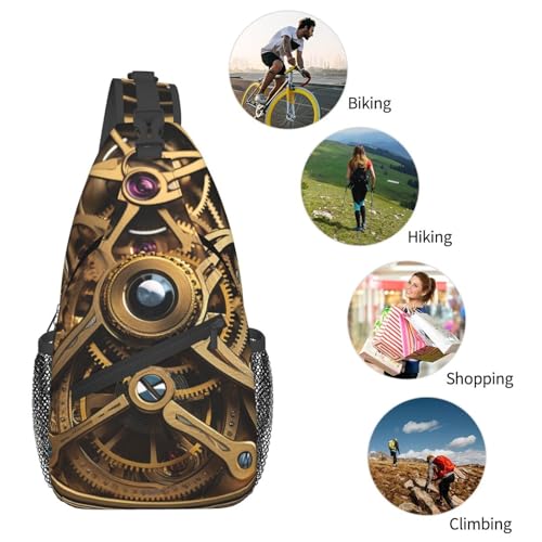 Morrales Deportiva Negro Sling para Hiking miniatura 6