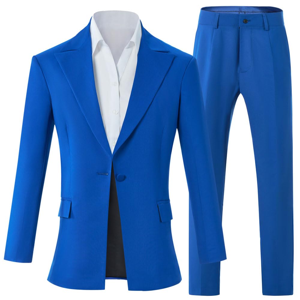 Vestito da donna 2 pezzi pantaloni da lavoro set di abiti da donna formale da ufficio abiti da donna con risvolto da donna adatto per il lavoro professionale