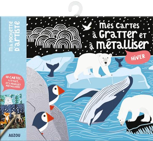 MA POCHETTE D'ARTISTE - MES CARTES À GRATTER ET À METALLISER HIVER