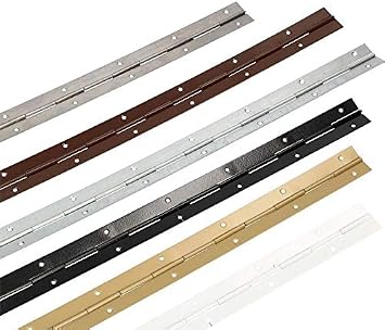 KOTARBAU Bar Hinge Piano Tape 300/31 mm Black Divisible/Cuttable Hinge Can Be Shortened Stable Weld-On Tape Hinge Furniture Hinge