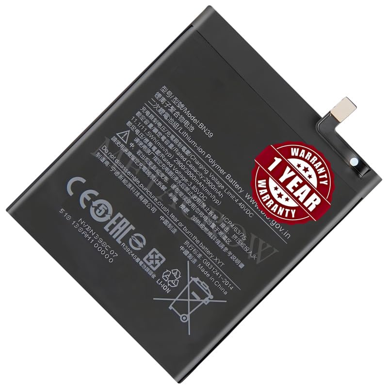 Image of Original BN39 Battery Compatible for Xiaomi Mi Play - (3000mAh) - 1 Year Warranty JK1