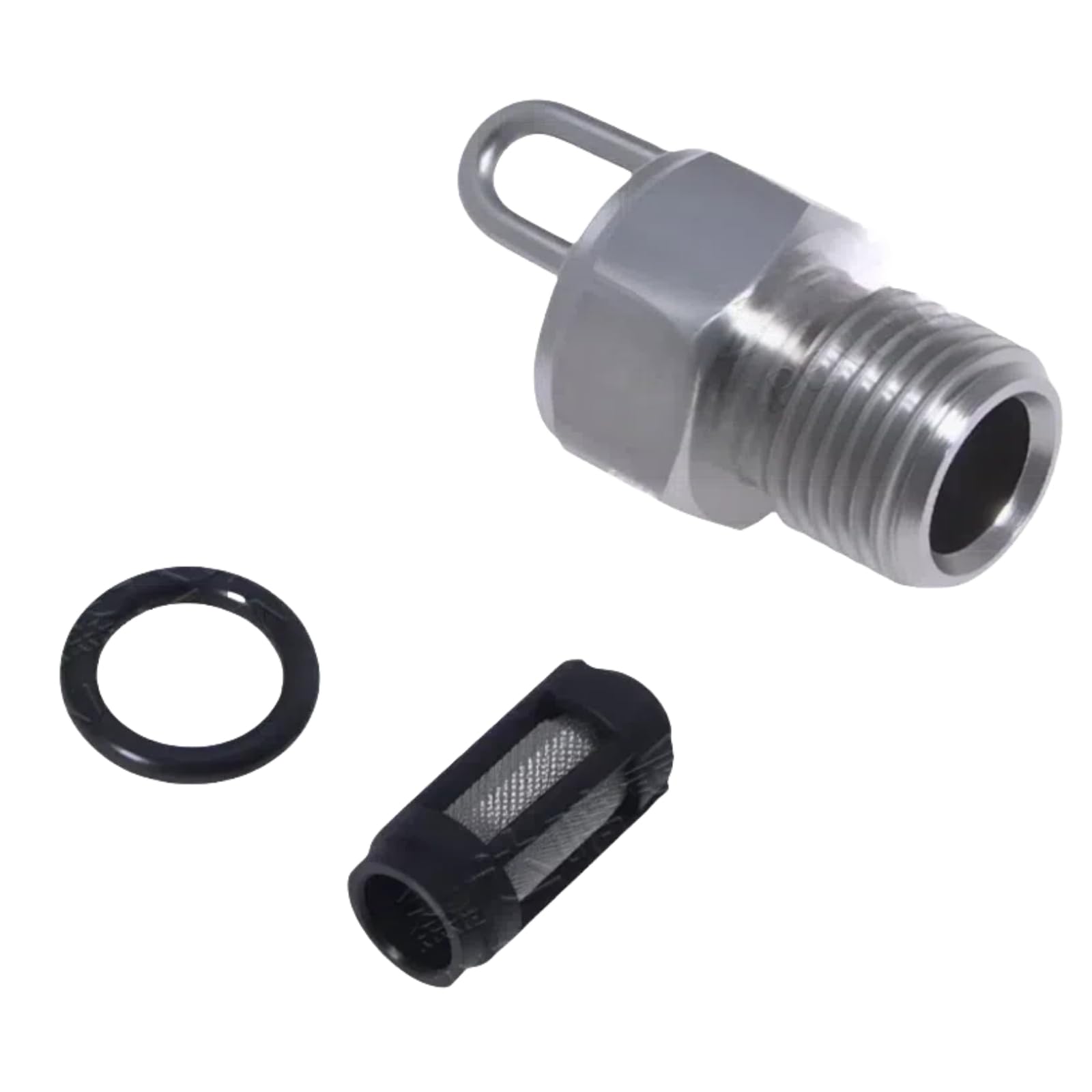 Paquete de 50 boquillas de pulverización de acero inoxidable de 1/8" NPT con filtro lavable - Cabezales de repuesto para pulverizadores atomizadores de alta presión y refrigeración exterior (orifici
