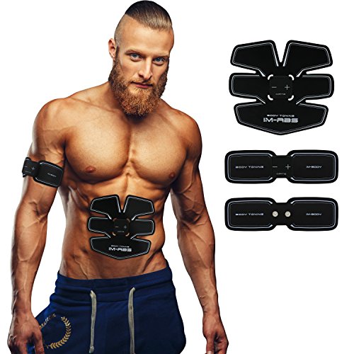Bestoss Muscolare Automatica-Training Elettrostimolatore USB Ricaricabile Uomo/Donna (2-controllore)