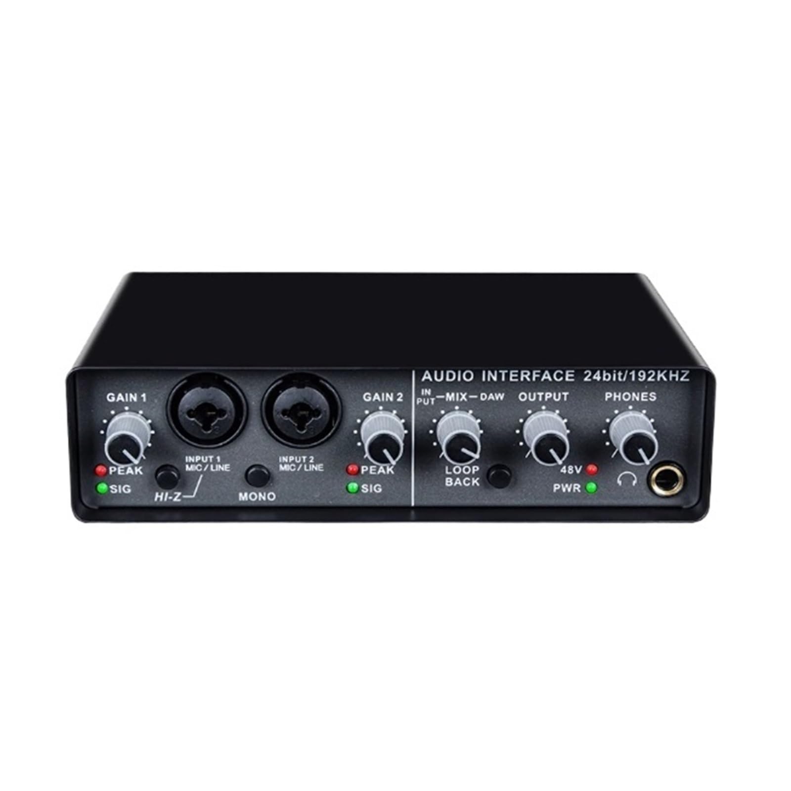 Mixer Audio, Karta Dźwiękowa Komputera Z Interfejsem USB Q24 I Monitorem