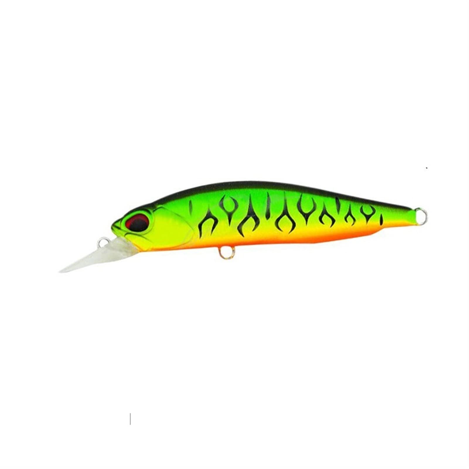10 pièces 63mm 5g Leurres de pêche à l'achigan Minnow Wobblers Jerkbait Profondeur 0,8-1,2 m Appât Dur Artificiel réaliste Isca Swimbaits de plongée pour Bass Pike Attirail de pêche