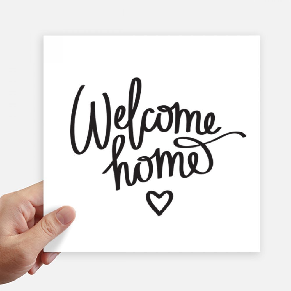 Pegatinas Welcome Home de 20cm para personalizar tu maleta de viaje y moto