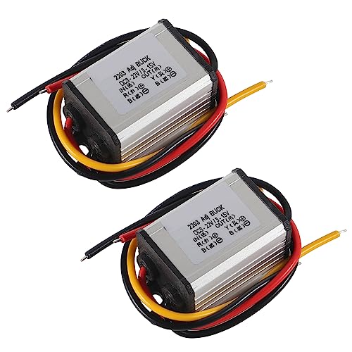 2PACK DC Buck Converter Voltage Regulator 8-22V to 3-15V 5V 12V 3A Adjustable Output Power Supply Transformer Step-Down Volt Module Board Applicable to DIY Automobile Motor Regulation SR