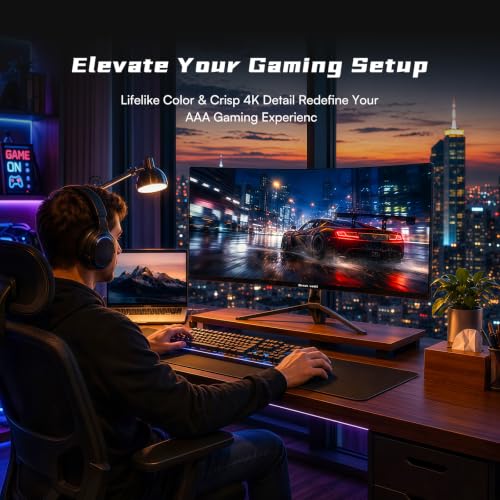 Image of Great voell 34 Inch Curved Gaming Monitor, 240Hz 1ms Display, 1500R 21:9 WQHD VA Screen, G-Sync & FreeSync, HDR, PIP /PBP, DP1.4 & HDMI 2.0, Tilt Adjustable, VESA, DP Cable Included, Pro Gaming