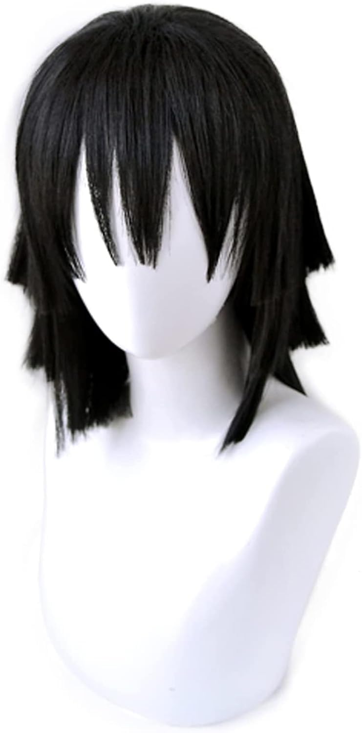 Amazon.co.jp: アニメ コスプレ ウィッグ ブラック ショート cosplay