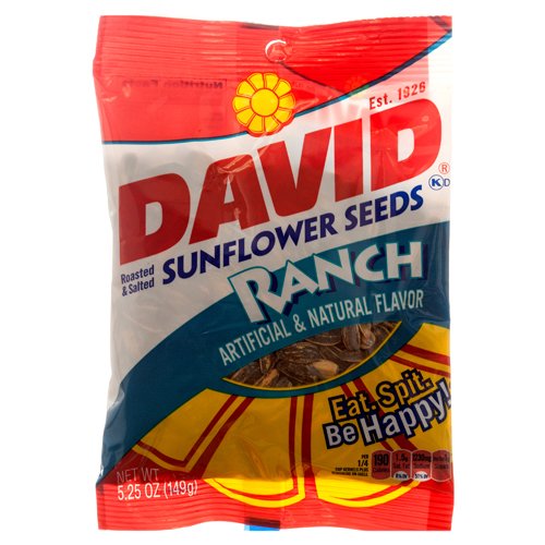 DAVID SNFW SEEDS RANCH 5. 25 OZ Pcs Per case : 48