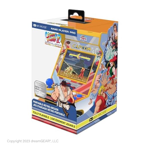 NANO PLAYER PRO 2,4" SUPER STREET FIGHTER II PORTABLE RETRO ARCADE (2 GIOCHI IN 1)