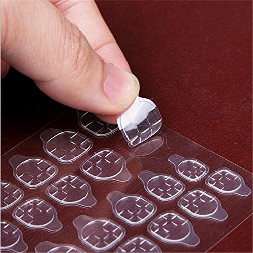 Image of Secret Lives Premium Reusable Artifical Press on Nails Almond Shape Light Brown & Black Color with Golden White Pearl Fake Nail 24 Pieces Set with Kit