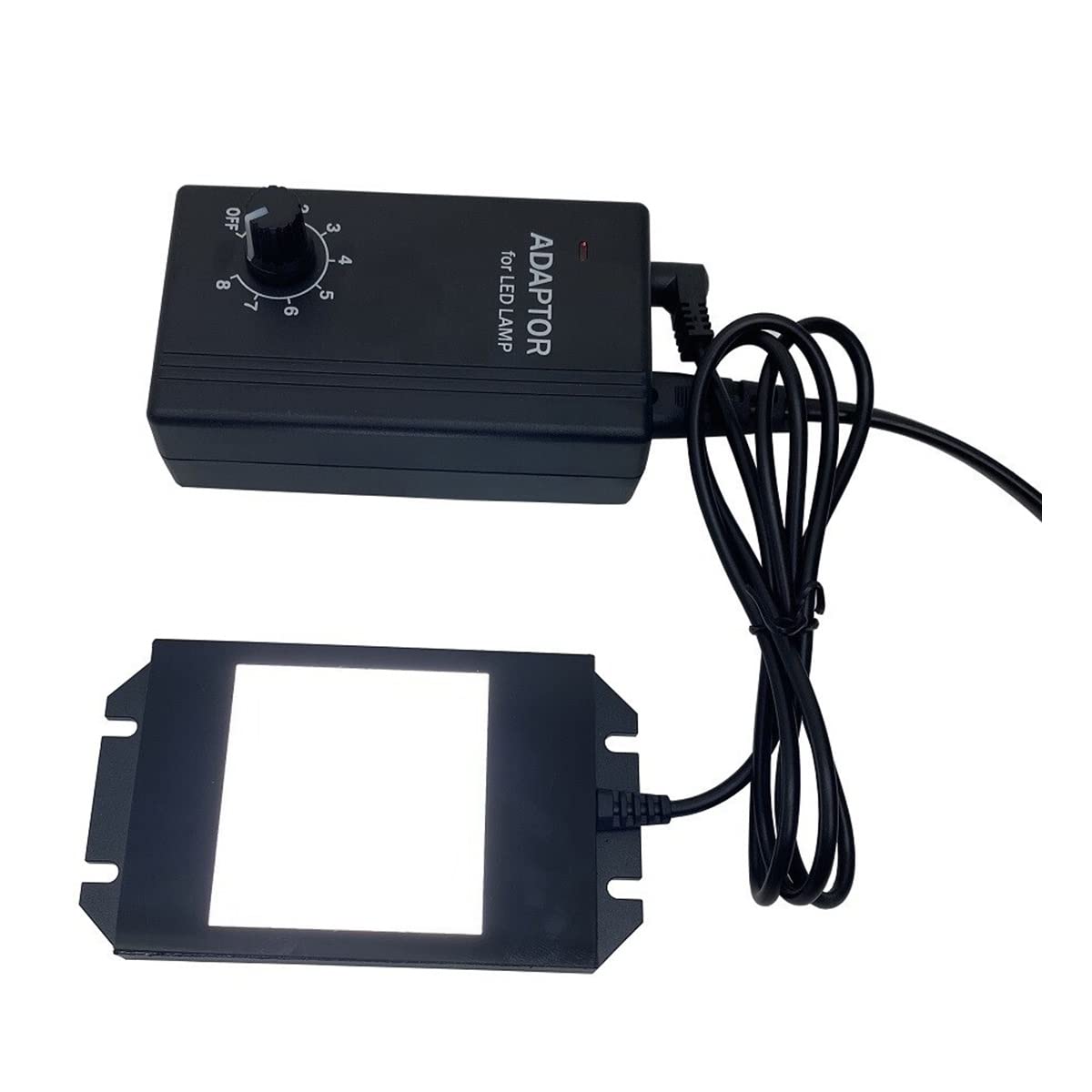 Microscope carré lumière réglable illuminateur pour accessoires de rechange