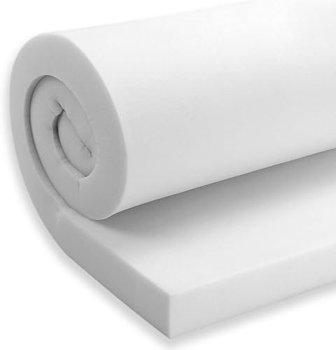 Miniatura 5 de AK TRADING CO. Cojín de espuma para tapicería, lámina de espuma de alta densidad, fabricado en EE. UU., 4 x 30 x 72 pulgadas